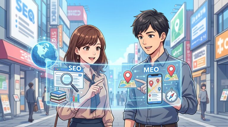 SEOとMEOの違いとは？初心者向けに分かりやすく解説